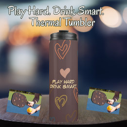 Vaso Térmico 'Juega Duro. Bebe Inteligente'