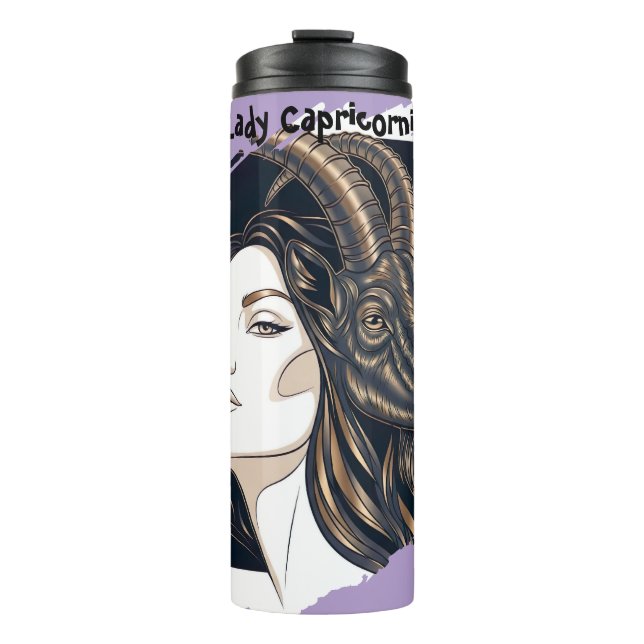 Vaso Térmico Lady Capricornio (Anverso)