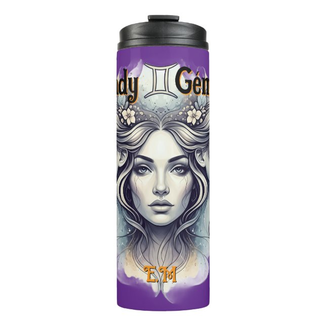 Vaso térmico Lady Géminis – Estilo para llevar (Anverso)