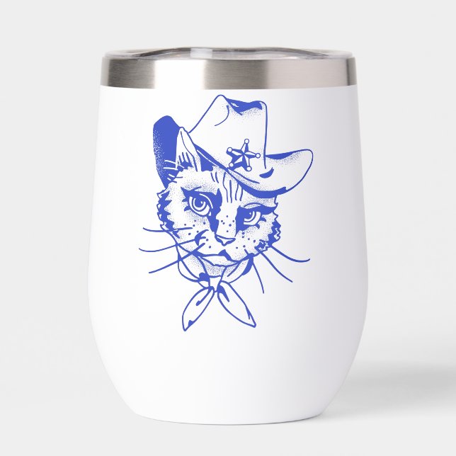 Vaso Térmico para Vino Kitty (Trasero)