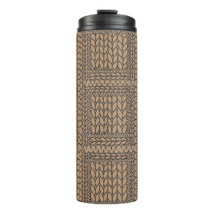 Vaso Térmico TAN PUNTADA DEL REVES TEJER