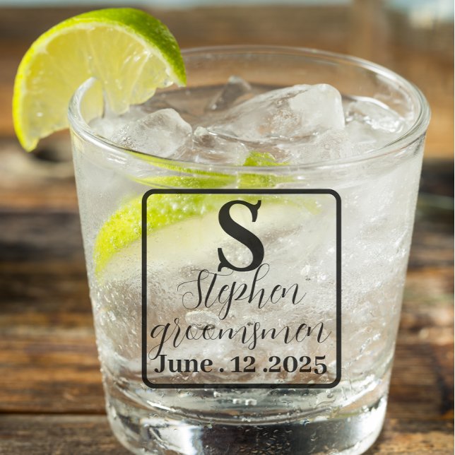 Vasos de chupito con monograma personalizado para  (Subido por el creador)