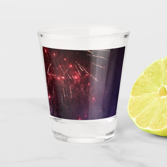 Vasos de chupito de Fuegos Artificiales (Anverso)