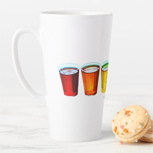 vasos de chupito de SlipperyJoe's seis tazas dispu
