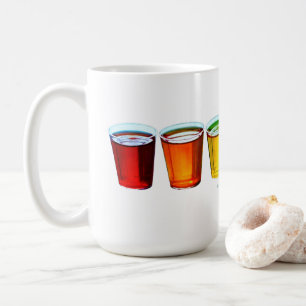 vasos de chupito de SlipperyJoe's seis tazas dispu