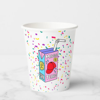 Vasos de fiesta de lágrimas de MAGA