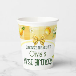 Vasos de fiesta exprimir el día