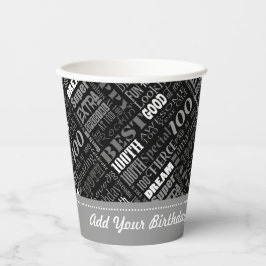 Vasos De Papel 100.ª fiesta de cumpleaños: regalos personalizados