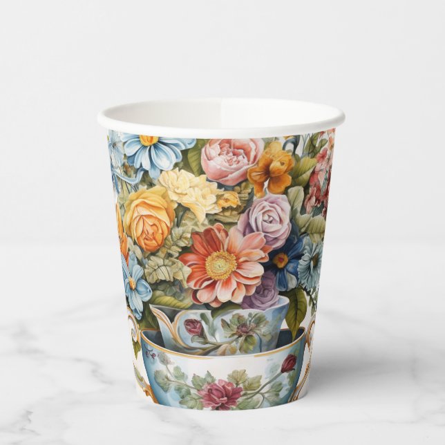 Vasos De Papel 13 tazas de harina (Izquierda)