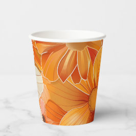 Vasos De Papel 1970er Retro Gartenparty