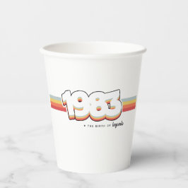 Vasos De Papel 1983 El nacimiento de las leyendas