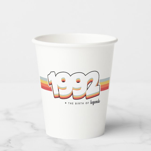 Vasos De Papel 1992 El nacimiento de las leyendas