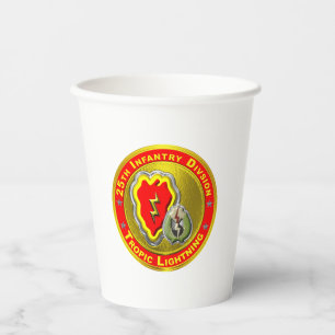 Vasos De Papel 25.ª División de Infantería