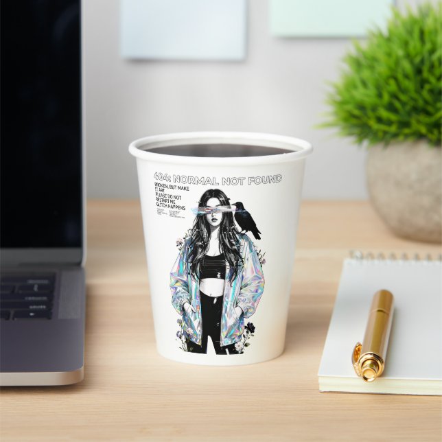 Vasos De Papel 404 – Normal Not Found (in situ)