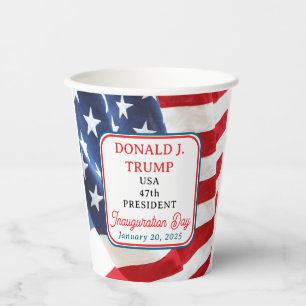 Vasos De Papel 47.º día de la investidura del presidente Donald J