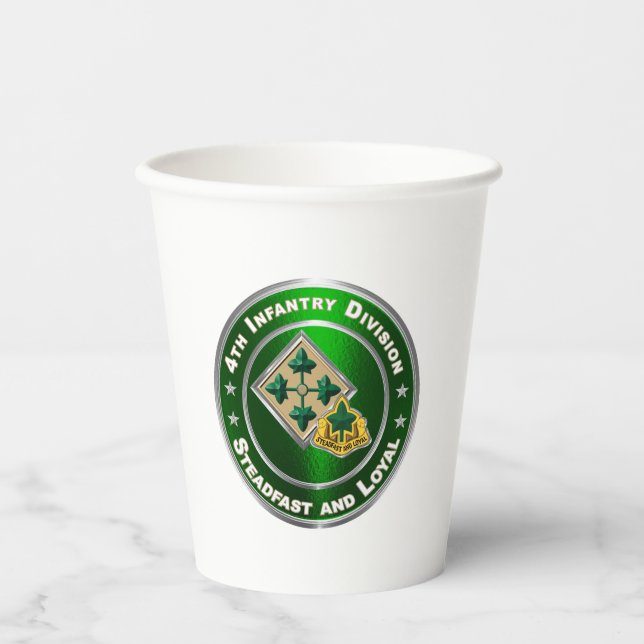 Vasos De Papel 4.ª División de Infantería (Anverso)