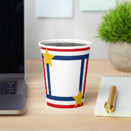 Vasos De Papel 4 de julio