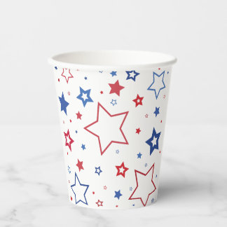 Vasos De Papel 4 de julio