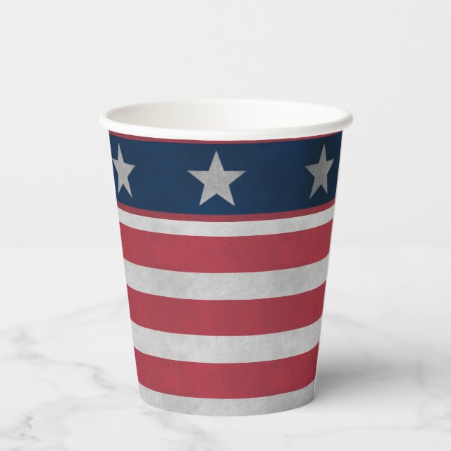 Vasos De Papel 4 de julio (Reverso )