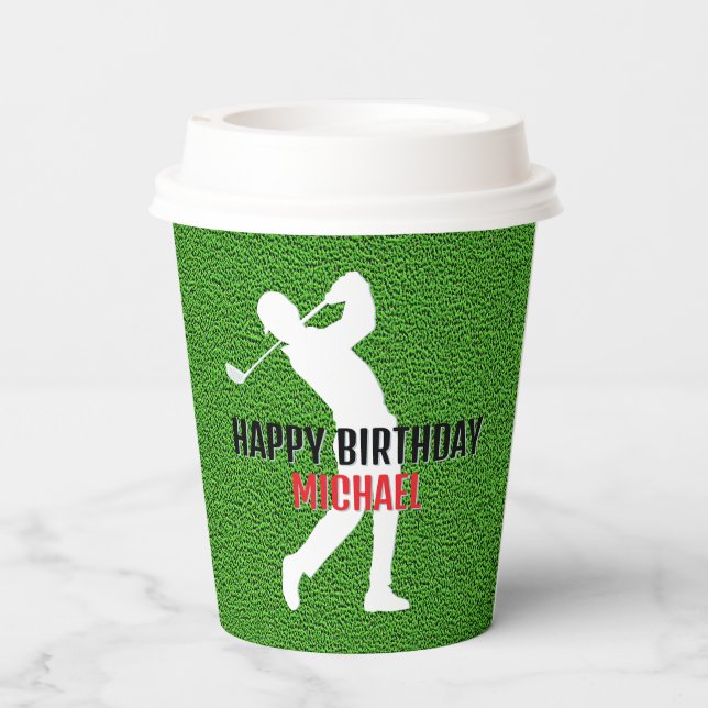 Vasos De Papel 50 Aniversario del Golf (Reverso )