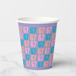 Vasos De Papel 67 Paper Party Cups