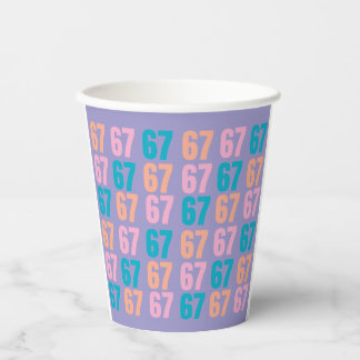 Vasos De Papel 67 Paper Party Cups
