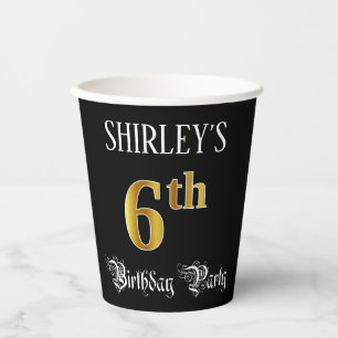 Vasos De Papel 6.ª fiesta de cumpleaños — Guión de fantasía, apar