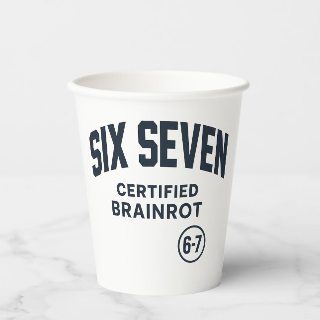 Vasos De Papel 6 7 Rotación Cerebral Certificada (Anverso)