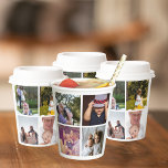 Vasos De Papel 8 Café personalizado de Collage de fotos DIY Fun<br><div class="desc">8 Collage de fotos DIY Fun Diseño de plantilla personalizado .. simplemente añadir sus propias fotografías a estos grandes vasos de papel personalizado .. fácil de personalizar .. plantillas de fotos de personalizable de Ricaso</div>