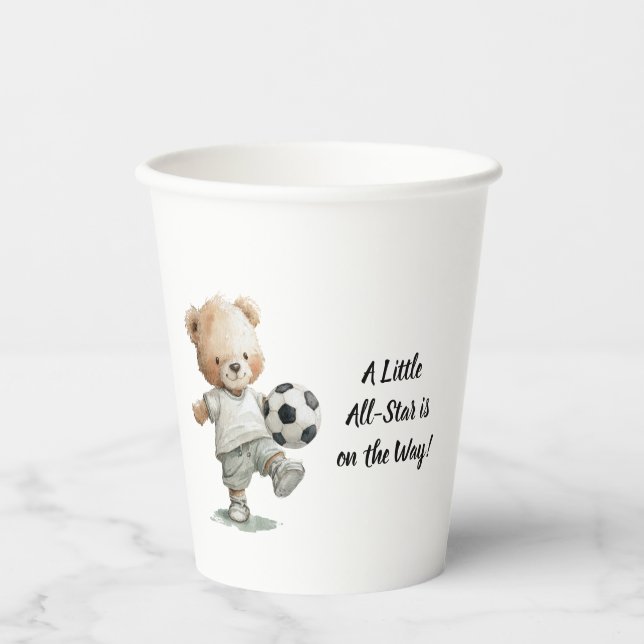 Vasos De Papel A Little All-Star Baby Shower  (Anverso)