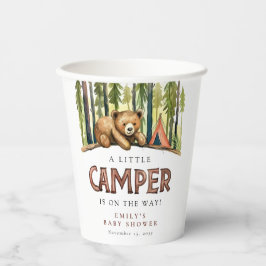 Vasos De Papel A Little Camper Forest Baby Shower