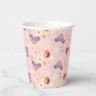 Vasos De Papel Abby Cadabby y Elmo Patrón Bosque