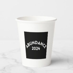 Vasos De Papel Abundance 2024 - Copa de papel