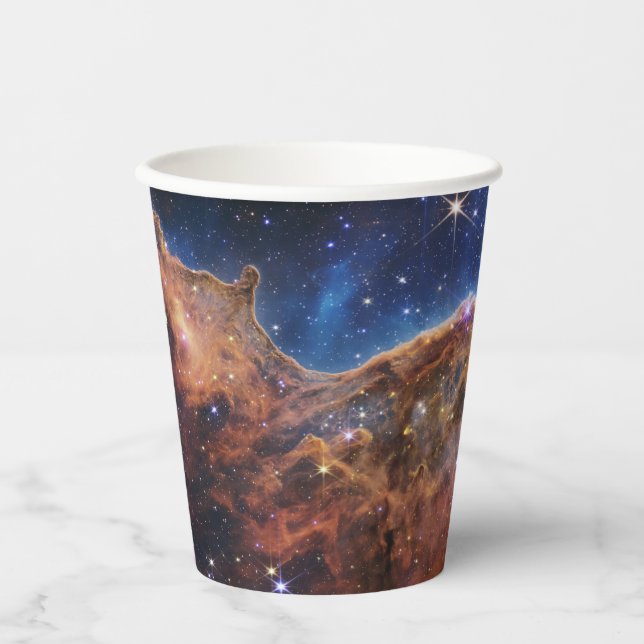 Vasos De Papel Acantilados cósmicos en la Nebulosa Carina (Anverso)