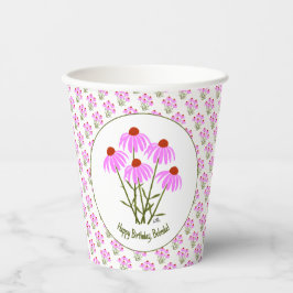 Vasos De Papel Acentos de Centaurea