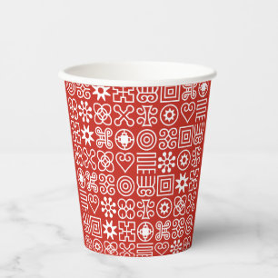 Vasos De Papel Adinkra africana