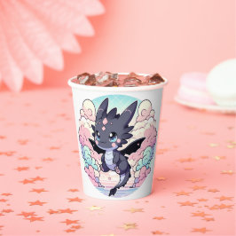 Vasos De Papel Adorable Dragon Baby Shower