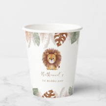 Adorable Fluffy Lion Birday