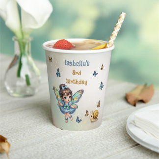 Vasos De Papel Adorable hada pequeña