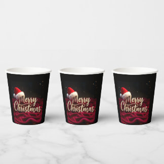 Vasos De Papel adornos de Navidad