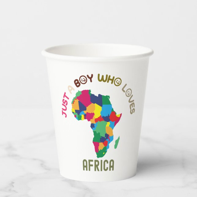 Vasos De Papel África (Anverso)