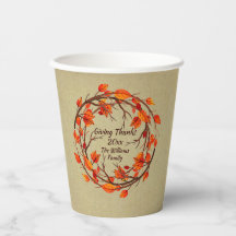 Agregar nombre coincidente Acción de Gracias Otoño