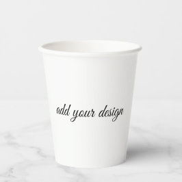 Vasos De Papel agregar su diseño