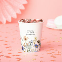 Aguamarina Flores Silvestres Acuarela Desayuno Nup