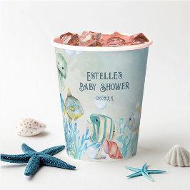 Vasos De Papel ¡Ahoy! Es un Baby Shower de Boy Blue