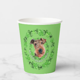 Vasos De Papel Airedale Terrier de Irlanda