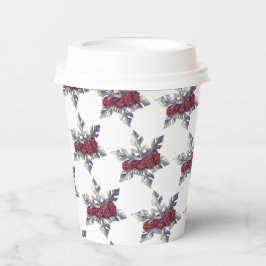 Vasos De Papel Alegría de Navidad para amantes del café