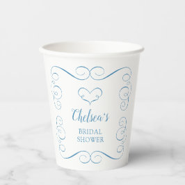 Vasos De Papel Algo Azul Antes de Hacer Elegante Despedida de Sol