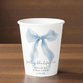 Vasos De Papel Algo Azul Antes de Mi Boda Shower Nupcial