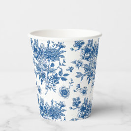 Vasos De Papel Algo azul chinoiserie azul fiesta de regalos para 